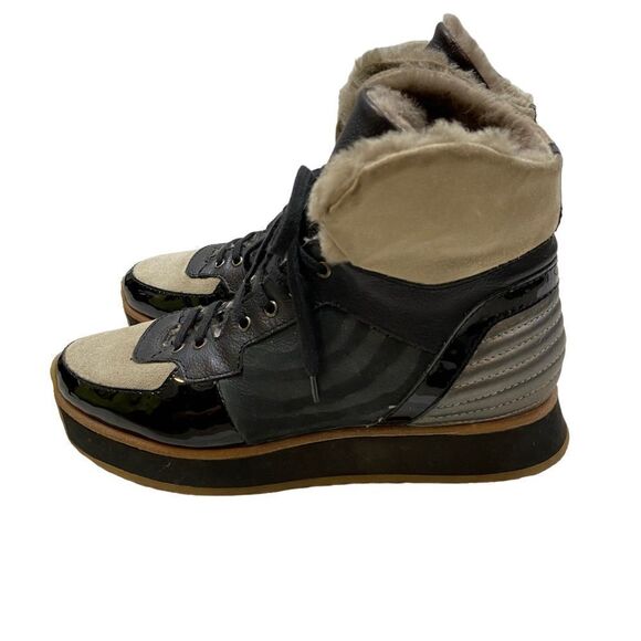 Ladies Aquatalia JACINDA - Genuine Sheep‎ Fur Lined Weatherproof Boots Size 7 - Picture 1 of 15